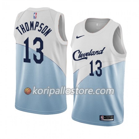 Cleveland Cavaliers Tristan Thompson 13 2018-19 Nike Sininen Valkoinen Miesten Pelipaidat Swingman 